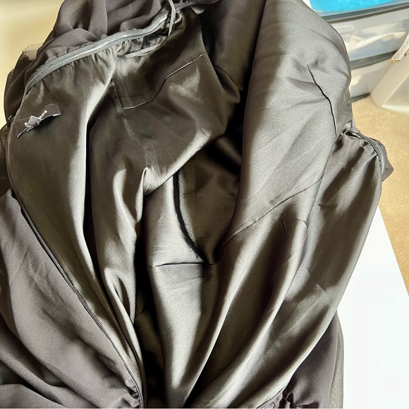 EXPRESS Black Strapless Ruched Chiffon Sheath Mini Dress—SZ. 6 - Picture 11 of 14